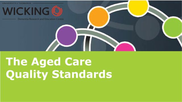 Image for The Aged Care Quality Standards