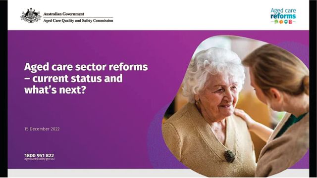 Image for Aged care sector reforms – current status and what’s next?