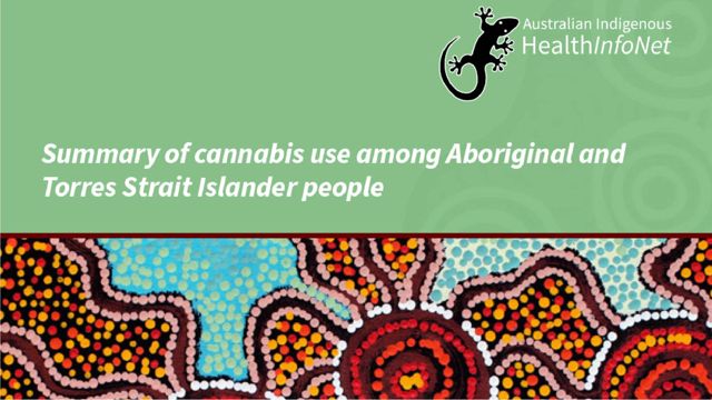 Image for 2022 Summary of Cannabis Use among Aboriginal and Torres Strait Islander People